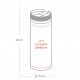 Mug thermos acier inoxydable blanc 450ml pour sublimation (l''unité)