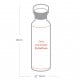 Bouteille thermos inox blanc 750ml pour sublimation (l''unité) *