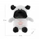 Peluche chien 23cm avec T-shirt blanc pour sublimation (l''unité)