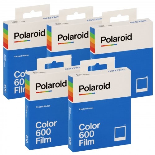 POLAROID ORIGINALS - Film instantané pour POLAROID 600/One 600 - 8 photos - couleur (Pack de 5)