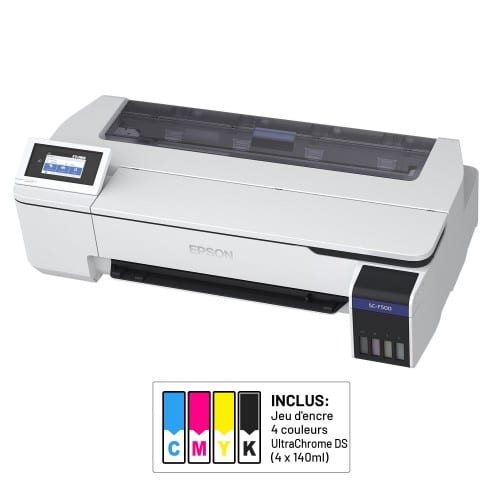 EPSON - Imprimante sublimation A1 SureColor SC-F500 24 pouces + 1 jeu d'encre - pour transfert