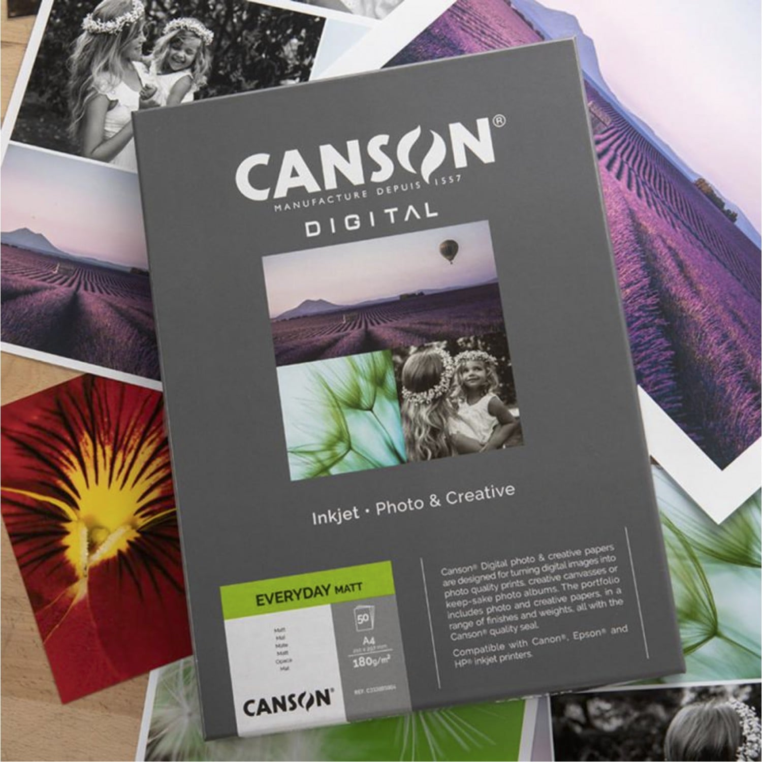 Papier jet d'encre CANSON Digital Everyday matt 180g - A4 (21x29,7cm) - 50  feuilles