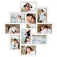 Cadre photo BRIO Détroit - multivues PVC noir pour 10 photos 10x15
