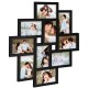 Cadre photo BRIO Détroit - multivues PVC noir pour 10 photos 10x15