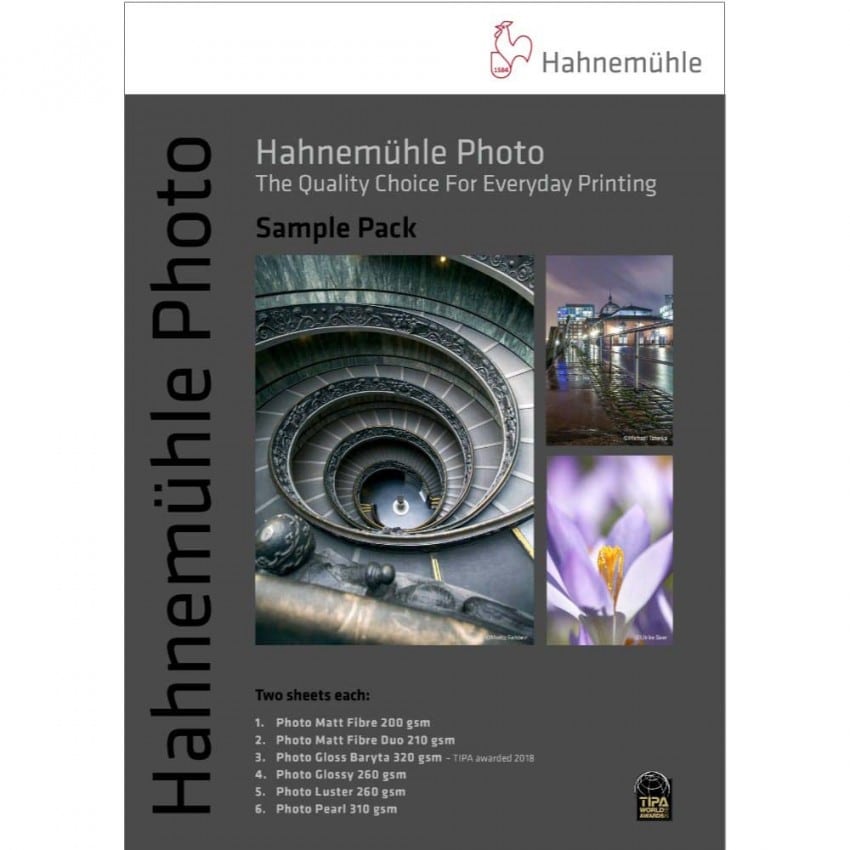 Hahnemühle Echantillons Pack A4 Photo