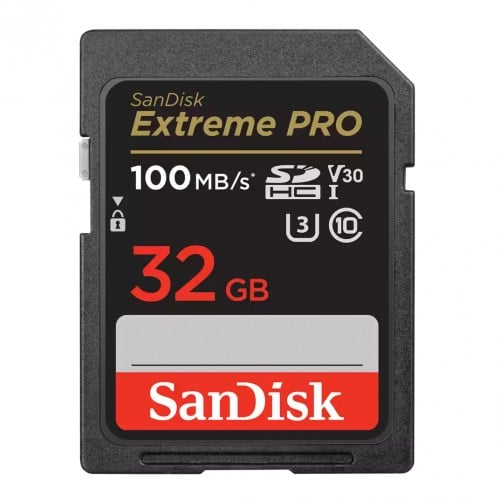 Sandisk Carte SD HC 32GB Extreme Pro Class 10 100MB/s 633x V30 U3 *
