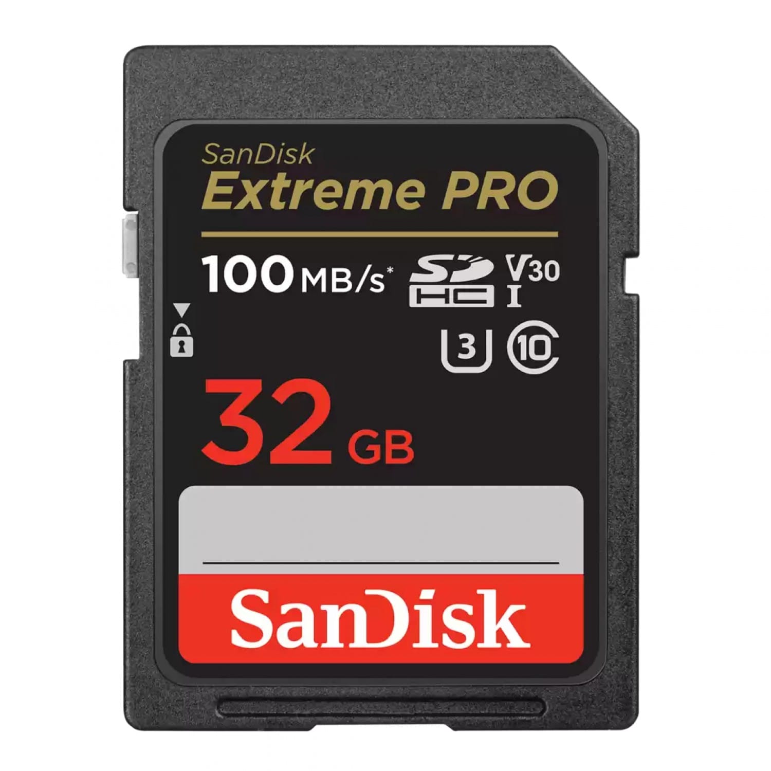 Carte mémoire SD SANDISK SDHC Extreme Pro Class 10 V30 (100Mo/s