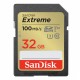 SD SDHC/XC Extreme (Vidéo HD) Classe 10 (100Mo/s 599x) 32 GB - V30