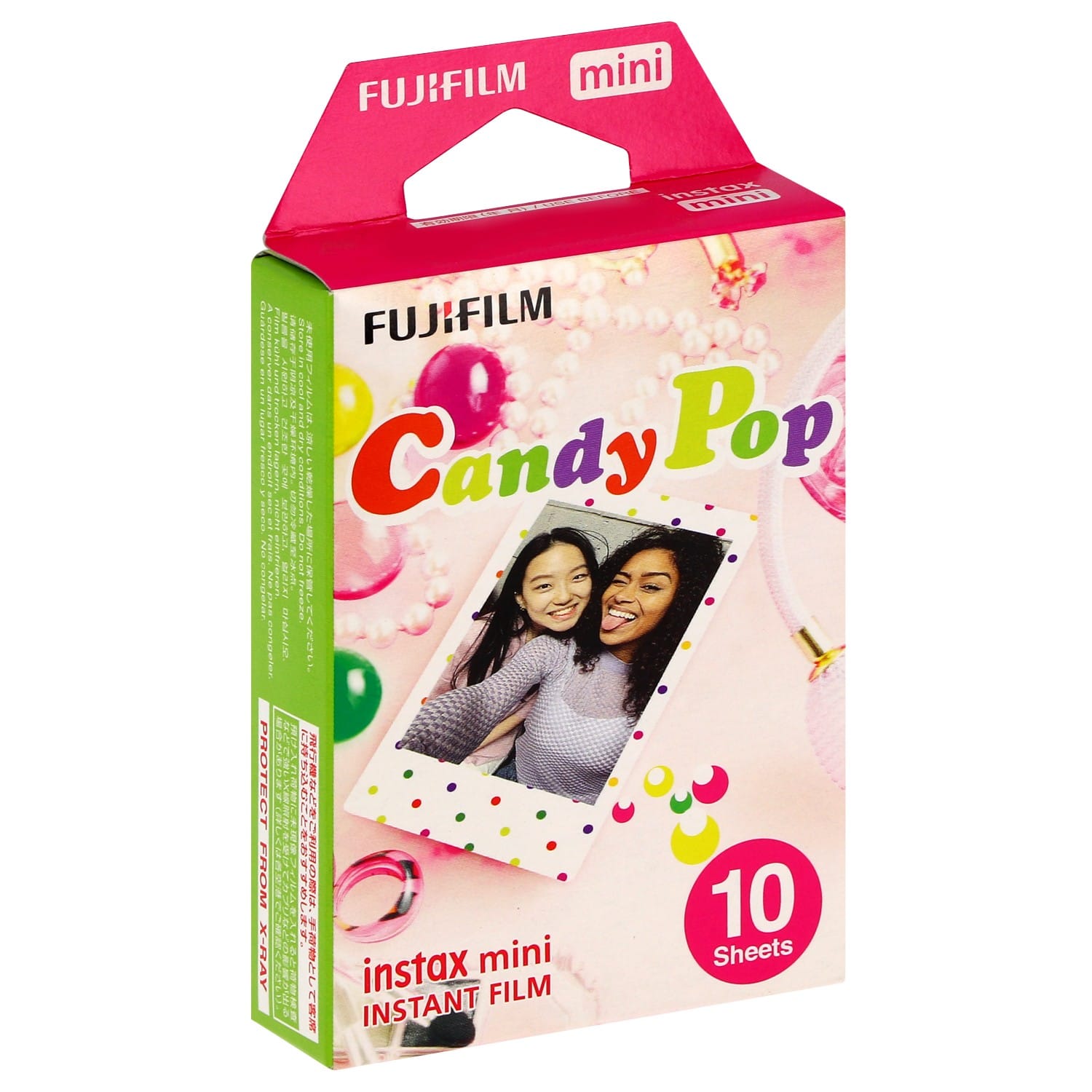 FUJI - Film instantané Instax mini - Candy Pop - Pack 10 photos