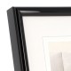 plastique ''Galeria'' - Noir - 20x30cm (Pack de 2)