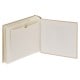 pochettes avec mémo FUN - 100 pages blanches - 200 photos - Couverture Crème 22x24cm + fenêtre