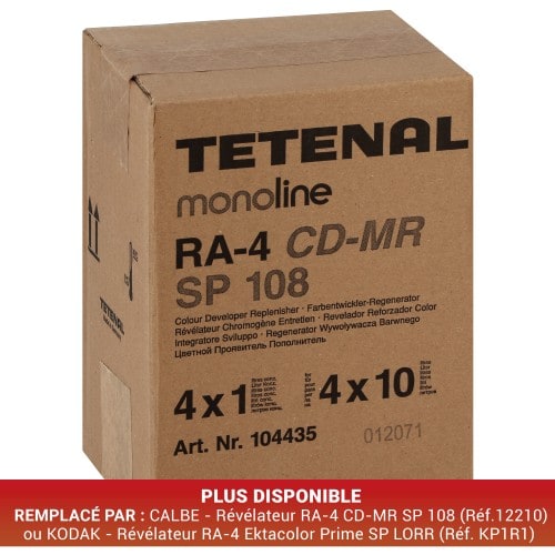 TETENAL - Révélateur RA-4 CD-MR SP 108 - pour faire 4 x 10 L