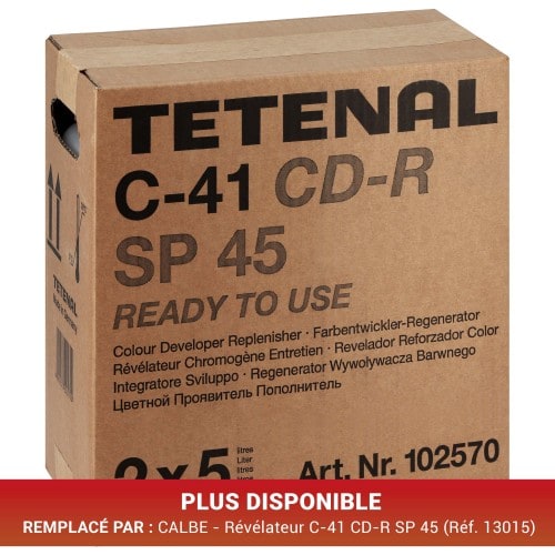 TETENAL - Révélateur C-41 CD-R SP 45 - pour faire 2 x 5 L (remplacé par le révélateur CALBE référence 13015)