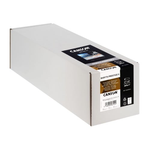 CANSON - Papier jet d'encre Infinity Baryta Prestige II brillant blanc 340g - 17" (43,2cm) - 15,24m