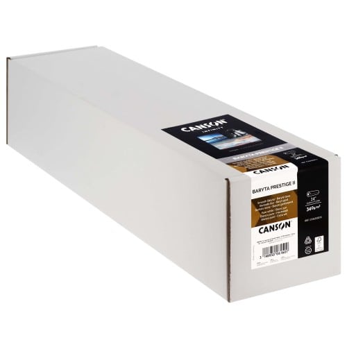 CANSON - Papier jet d'encre Infinity Baryta Prestige II brillant blanc 340g - 24” (61cm) - 15,24m