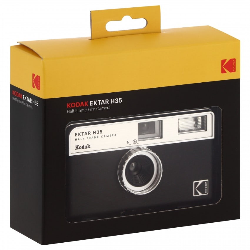 Appareil Photo Argentique KODAK EKTAR H35 – Demi-format 35 Mm Réutilisable – Sans Mise Au Point – Inclut 2 Pellicules Couleur 24 Poses