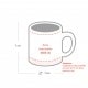 Mug céramique MB TECH 180ml (6oz) - Blanc - Adapté lave-vaisselle/micro-ondes - Certifié contact alimentaire - Diam. ext. 70mm/H