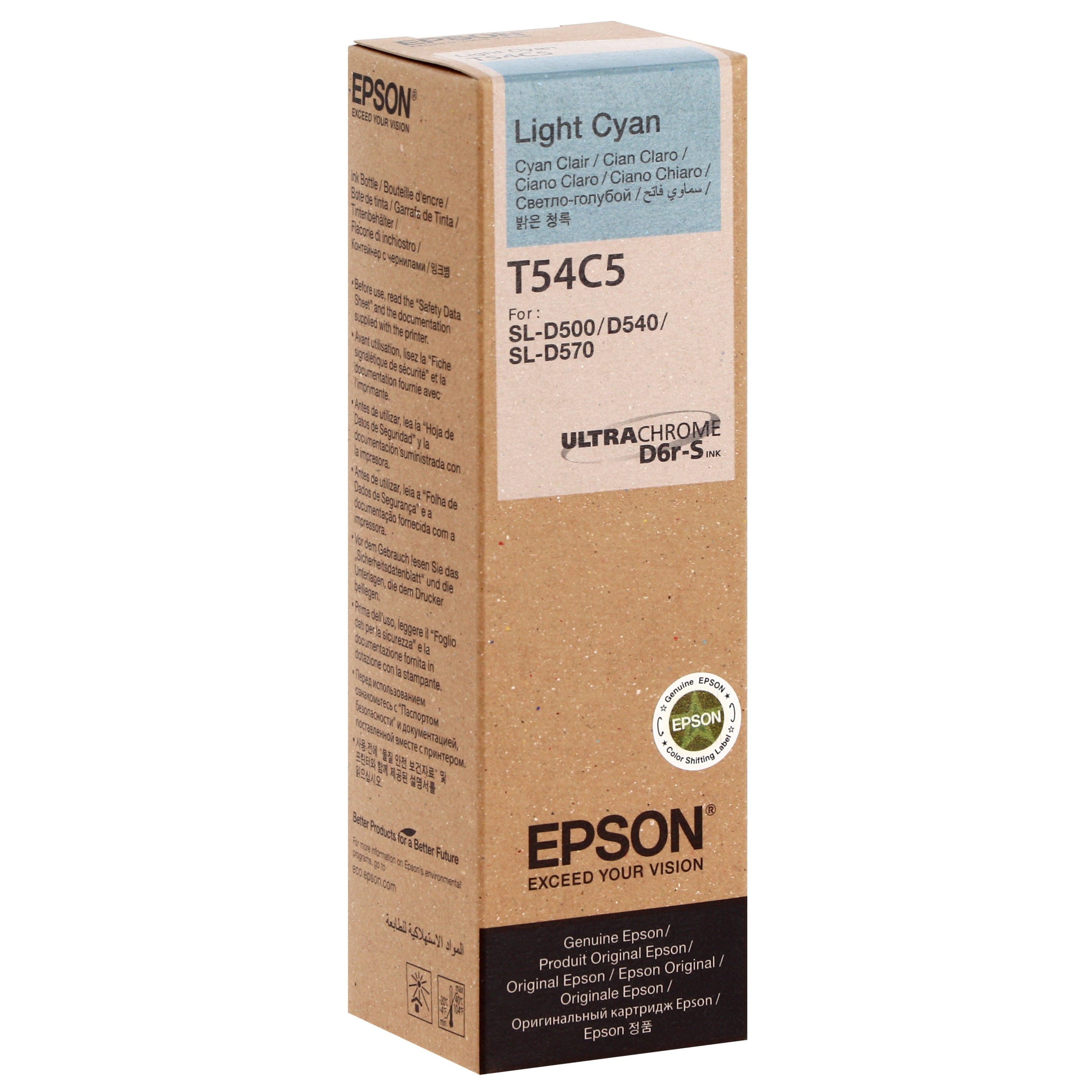 Bouteille d'encre EPSON T54C2 Encre Cyan pour imprimante SureLab
