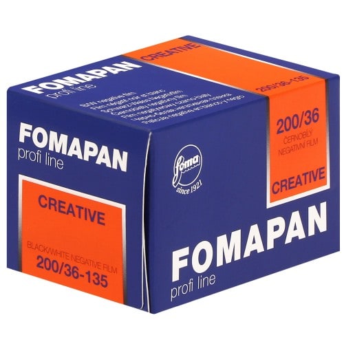 FOMAPAN - Film noir et blanc PROFI LINE CREATIVE 200 Format 135 - 36 poses - Vendu par 10