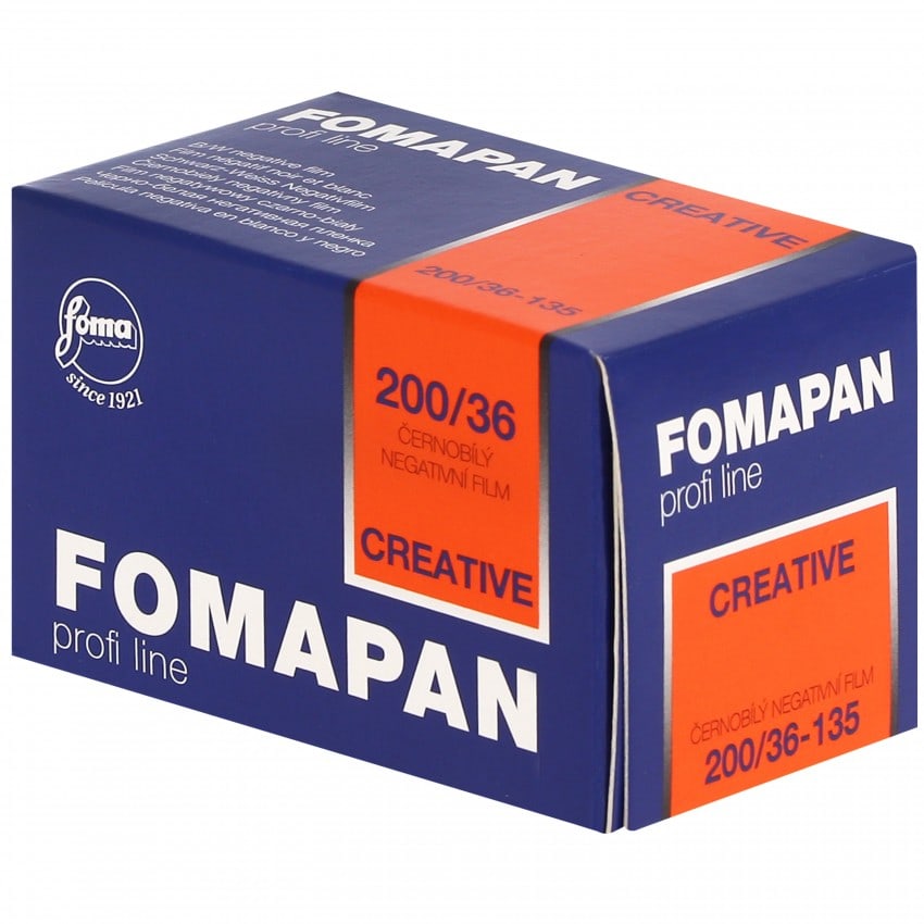Film noir et blanc FOMAPAN PROFI LINE CREATIVE 200 Format 135 - 36 poses