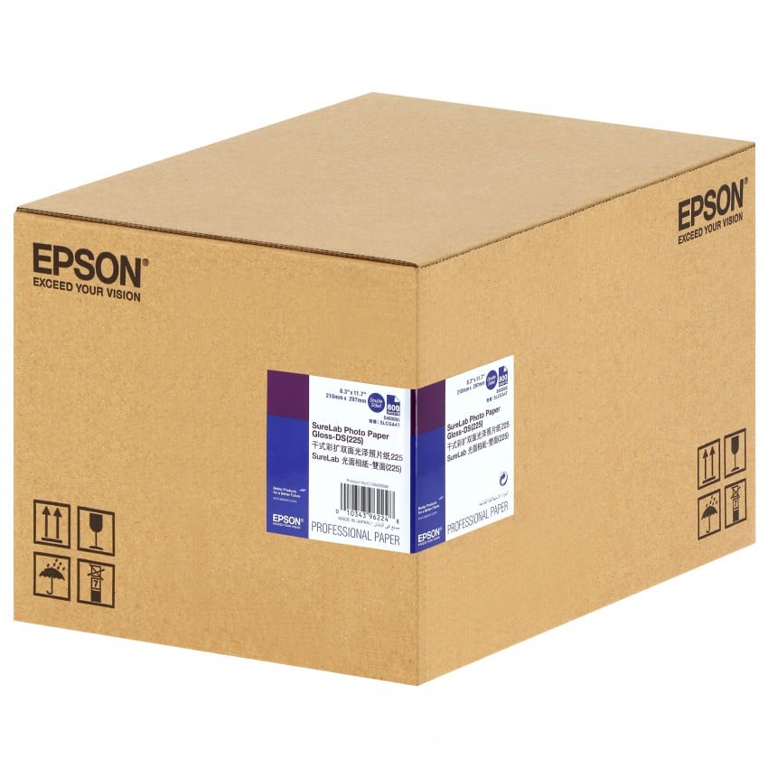 Epson SureLab Photo papier brillant recto/verso A4 225g-D1000(A) 800f