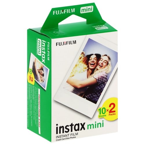 FUJI - Film instantané Instax Mini - Bipack 2 x 10 feuilles soit 20 photos au total