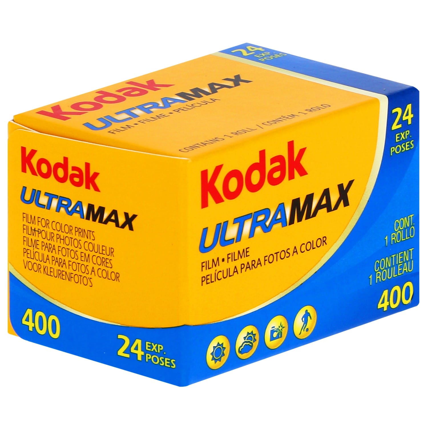 Film couleur KODAK ULTRA MAX 400 asa Format 135 - 24P - Vendu par 10