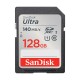 Sandisk Carte SD XC 128GB Ultra Class 10 140MB/s *