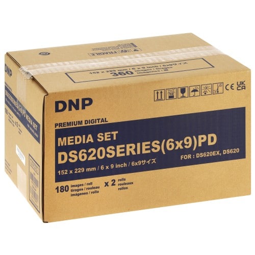 DNP - Consommable thermique pour DS620 Media Set DS620SERIES (6x9) PD - 15x23cm ou 15x20cm : 360 tirages ou 10x15cm : 720 tirages