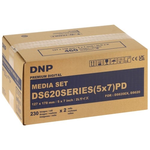 DNP - Consommable thermique pour DS620 Media Set DS620SERIES (5x7) PD - 13x18cm - 460 tirages