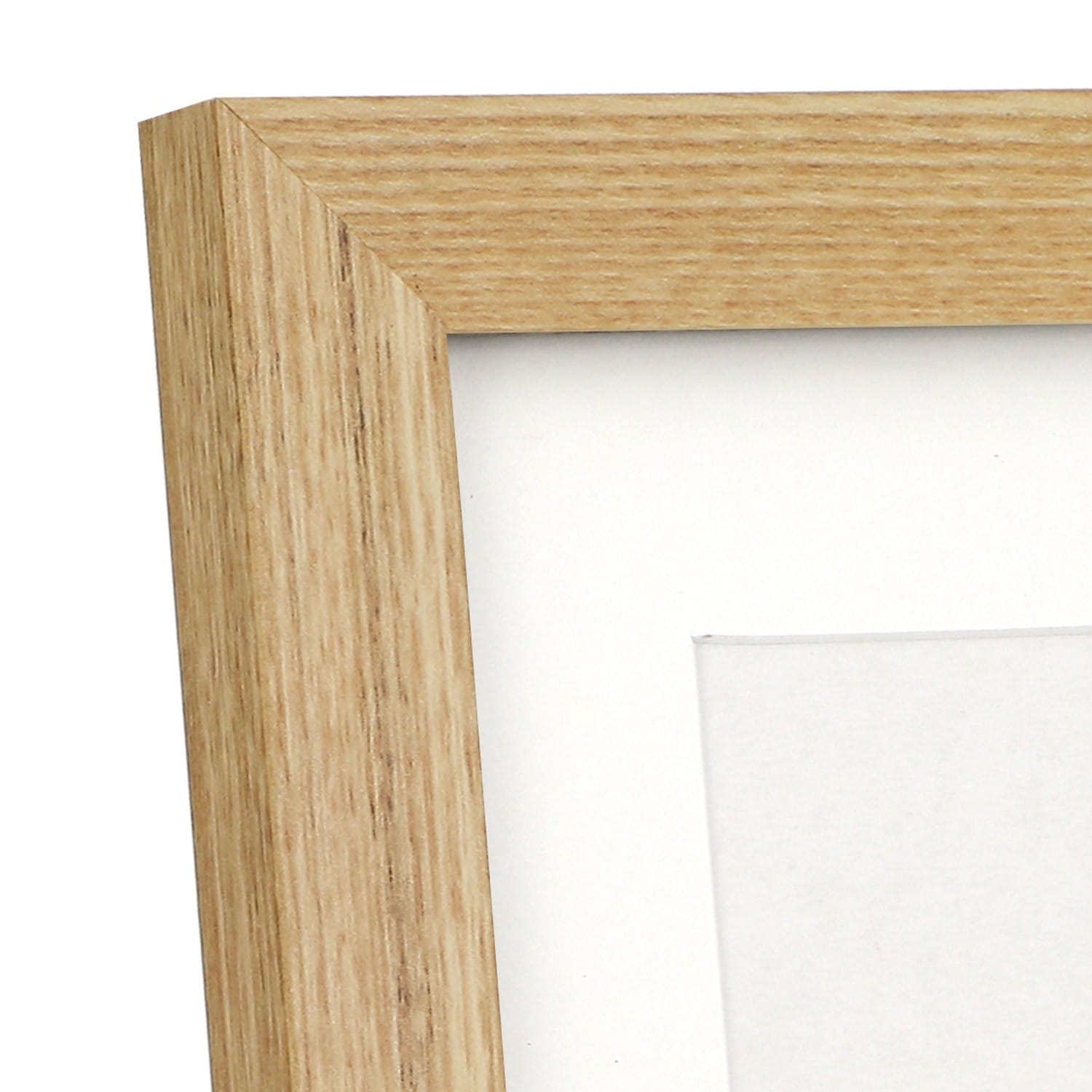 Deknudt cadre photo 20x20-30x30 cm - bois en blanc avec passe-partout -  s223k1 - Conforama