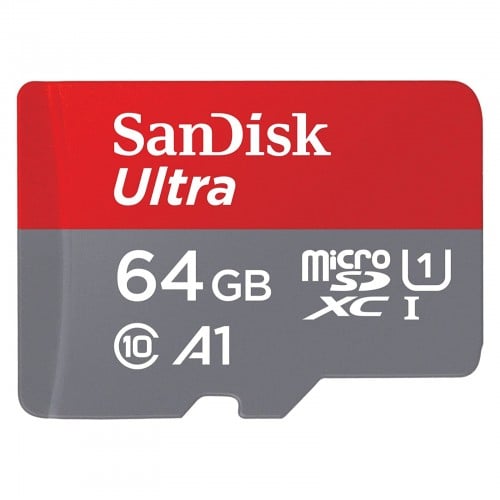 SANDISK - Carte mémoire SD micro XC 64GB Ultra Class 10 140MB/s + adaptateur