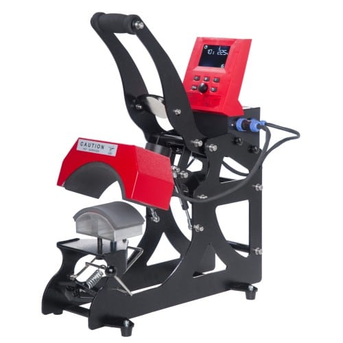 SECABO - Presse transfert thermique pour casquettes automatique avec Bluetooth TCC SMART - Plateau de 15cm × 8cm