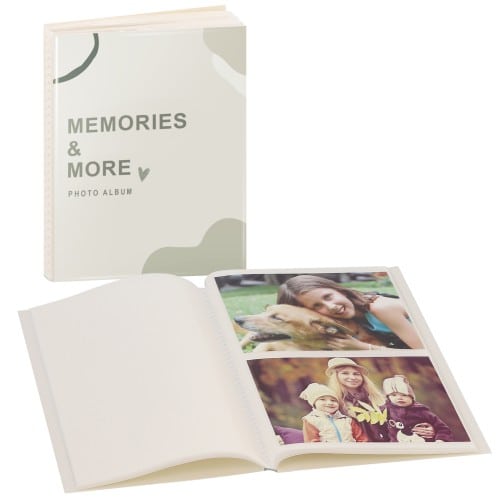 DEKNUDT - Mini album pochettes sans mémo - 32 pages blanches - 64 photos - Couverture Coloris aléatoire 17x22cm - à l'unité