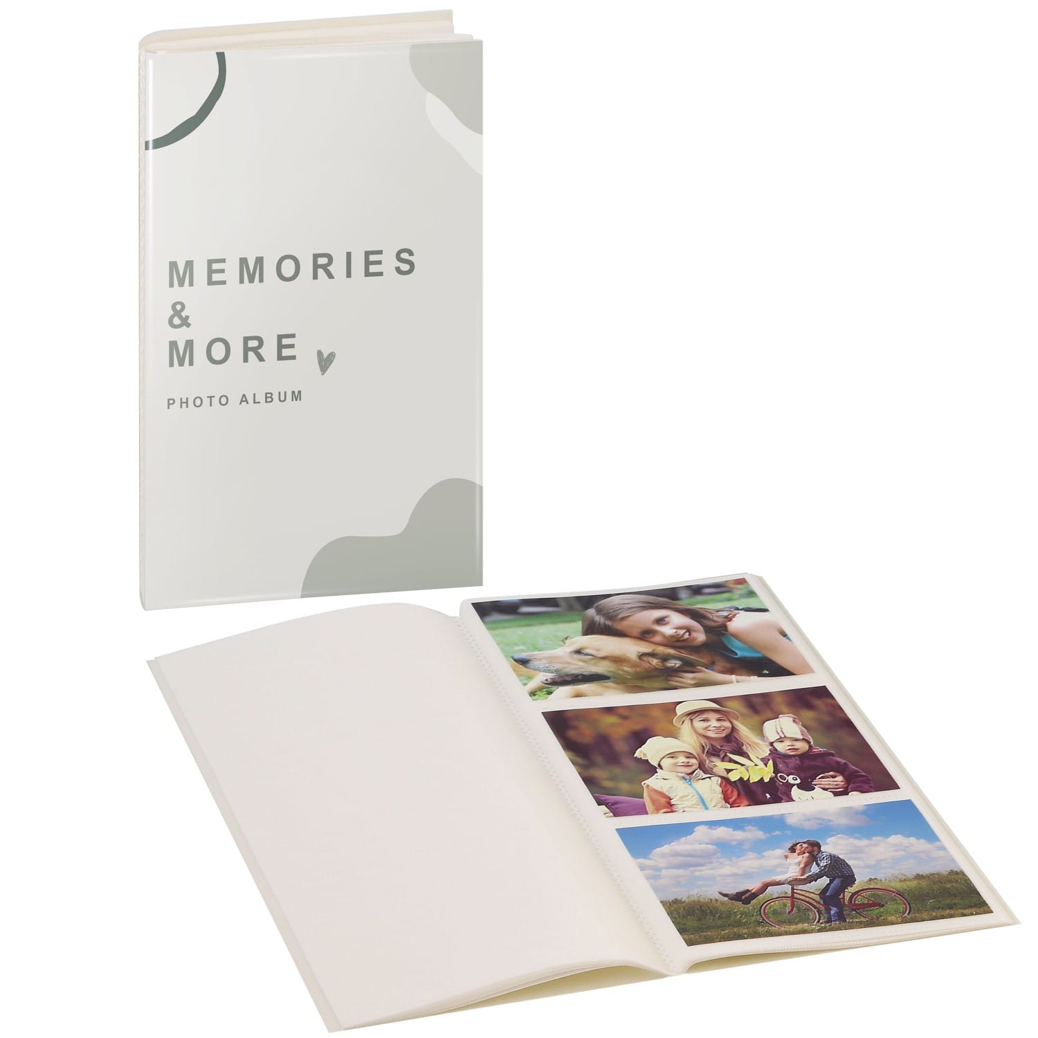 Mini album DEKNUDT pochettes sans mémo - 32 pages blanches - 96 photos -  Couverture 17,5x33cm - à l'unité