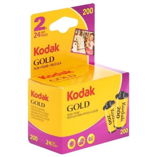 KODAK - Film couleur Gold new 200 ISO 135/24P - Pack de 2 - Vendu par 10