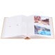 pochettes avec mémo “AGRUMES"  100 pages blanches - 200 photos 11,5x15cm - Couverture beige  22,4x25,4cm