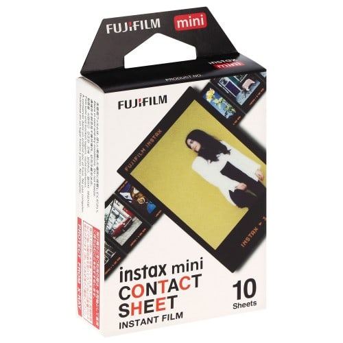 FUJI - Film instantané Instax Mini - Contact Sheet - Pack de 10 photos