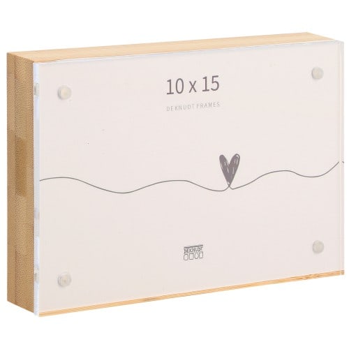 DEKNUDT - Porte-photo S68VE1 (Bambou) verre plexi et fermeture magnétique