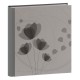 pochettes avec mémo ELLYPSE 2 - 100 pages blanches - 200 photos - Couverture Grise 24x24,8cm - Lot de 3 albums