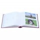 pochettes avec mémo ELLYPSE 2 - 100 pages blanches - 200 photos - Couverture Violet 24x24,8cm - Lot de 3 albums