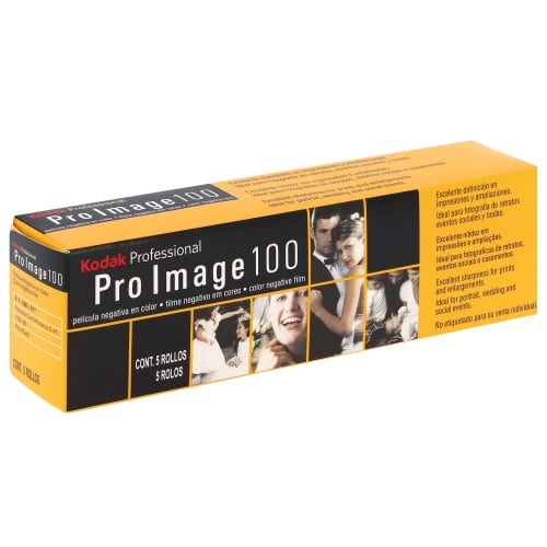 KODAK - Film couleur PRO IMAGE 100 - Format 135 - 36 poses - Pack de 5