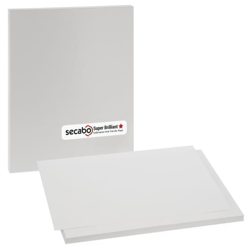 SECABO - Papier sublimation pour transfert Super Brillant - Format A3 - 120g/m² - Pack de 100 feuilles