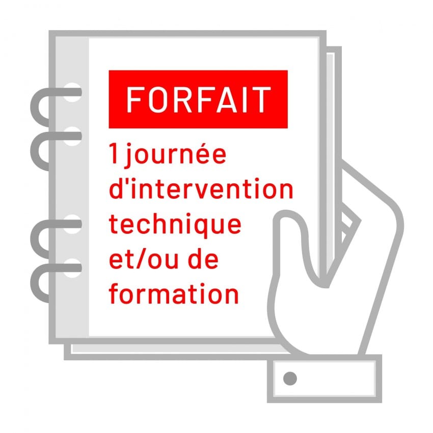 Forfait 1 journée d''intervention technique et/ou de formation