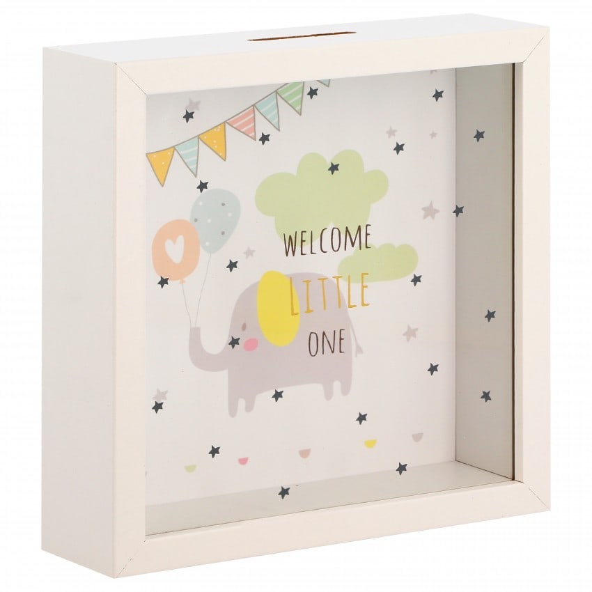 Goldbuch Cadre Tirelire Welcome Littlle One 18x18x5cm