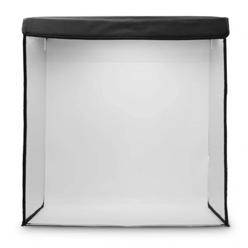 Hama Mini-Studio photo ''ToGo'' mobile pliable + éclairage LED 50x50cm