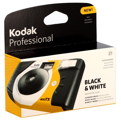 KODAK - Appareil photo jetable Kodak PAP Noir & Blanc 400TX - 27 poses - Vendu par 10