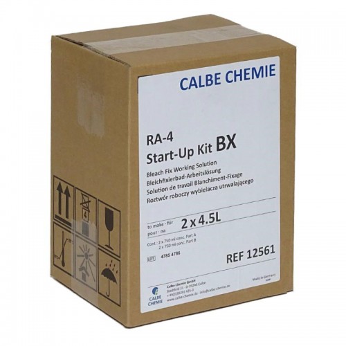 CALBE - Blanchiment Fixage RA-4 Start-UP Kit BX pour faire 2x4,5L (12561)