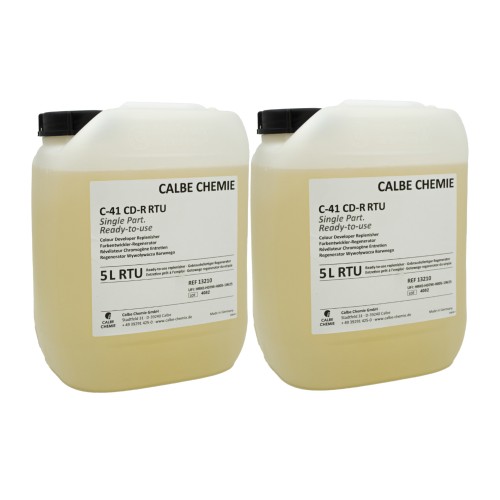 CALBE - Révélateur C41 CD-R SP 45 2X5L Prêt à l’emploi, pour faire 4X10L (13210)