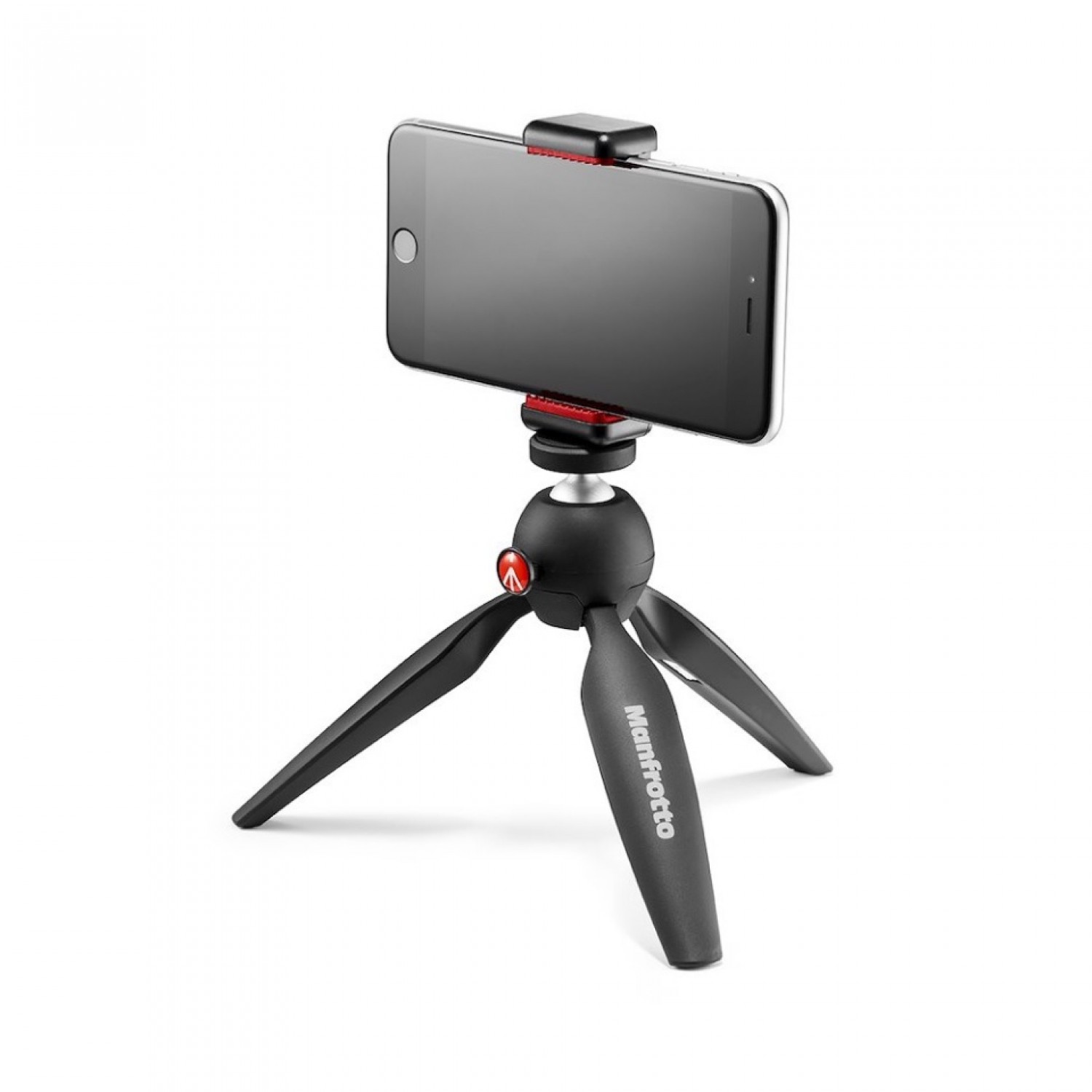 Trépied MANFROTTO de table PIXI Clamp MII + pince pour smartphone -  Alu/Polymere noir